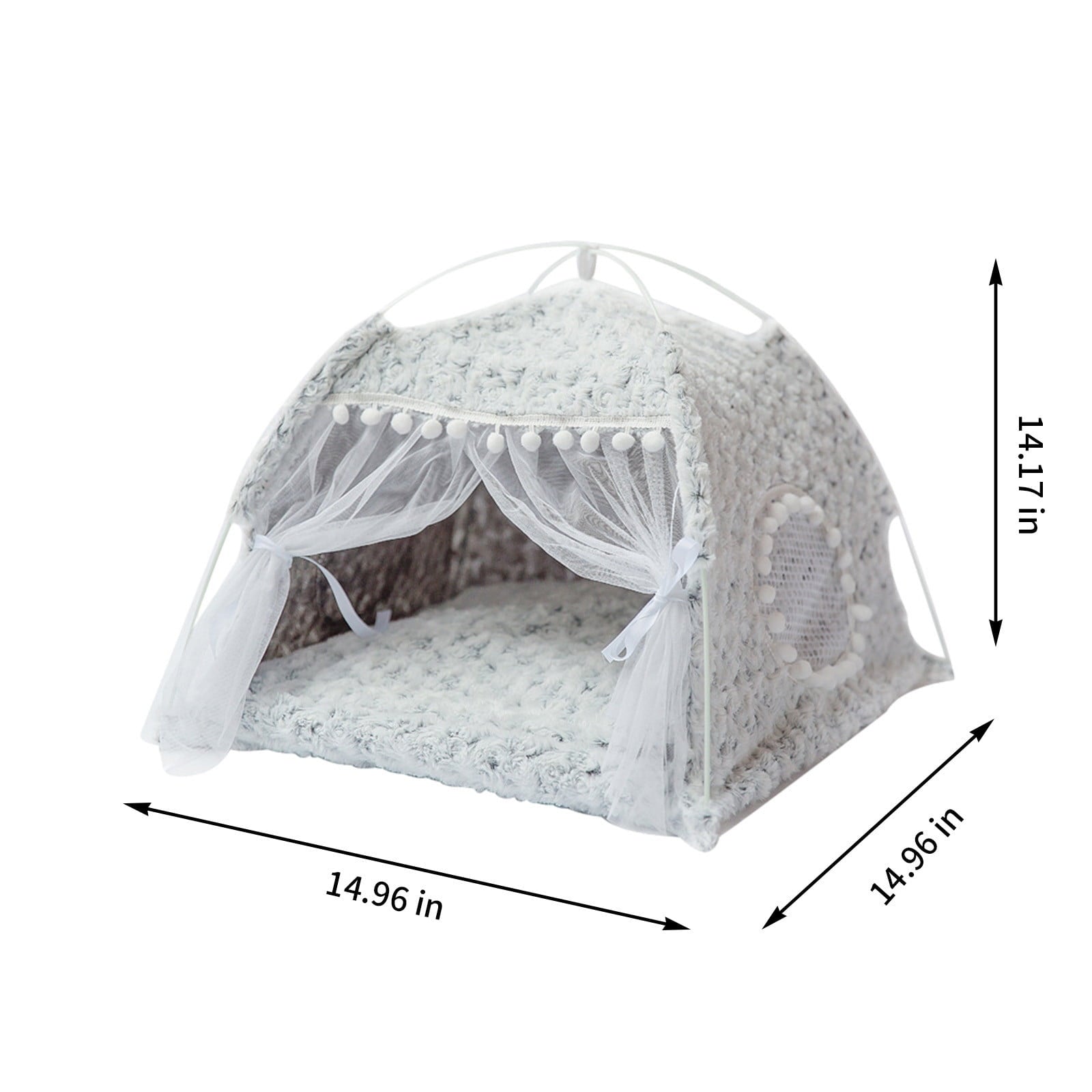 OAVQHLG3B Cats Dogs Bed For Indoor Cats Dogs Bed, Cats Dogs Cave Bed, Warm Enclosed Covered Cats Tent,Outdoor Cave Bed House For Cats,Puppy Or Small Pet With Ventilation