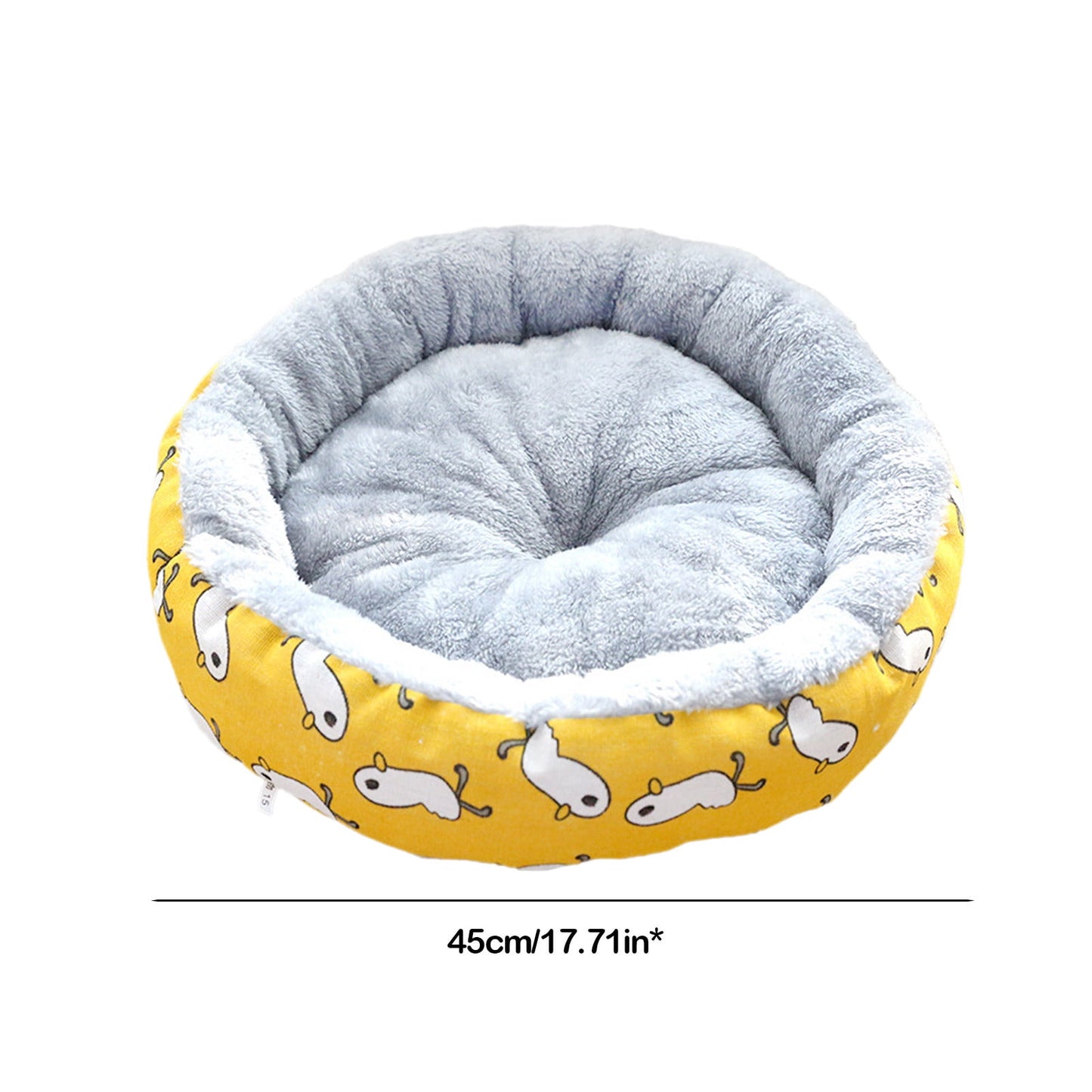 Staron Cat Houses for Indoor Cats (Yellow), Cat Beds for Indoor Cats Pet Small Dog Medium Kennel Carrier Round Comfortable And Soft