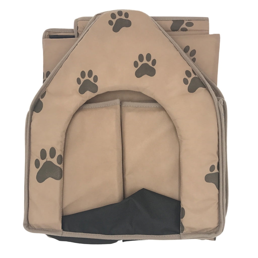 OAVQHLG3B Foldable Dog House Foldable Small Pet Bed Weatherproof, Portable Dog House Indoor, Pet Shelter Suitable for Small to Medium Sized Dogs and Cats