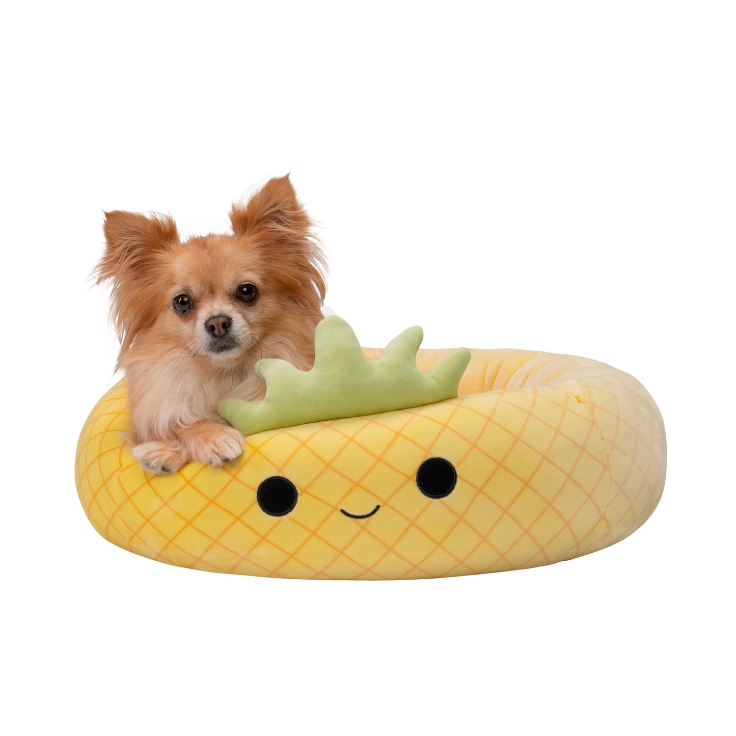 Squishmallows 20 inch Pineapple Pet Bed - Small Ultrasoft Official Squishmallows Plush Pet Bed