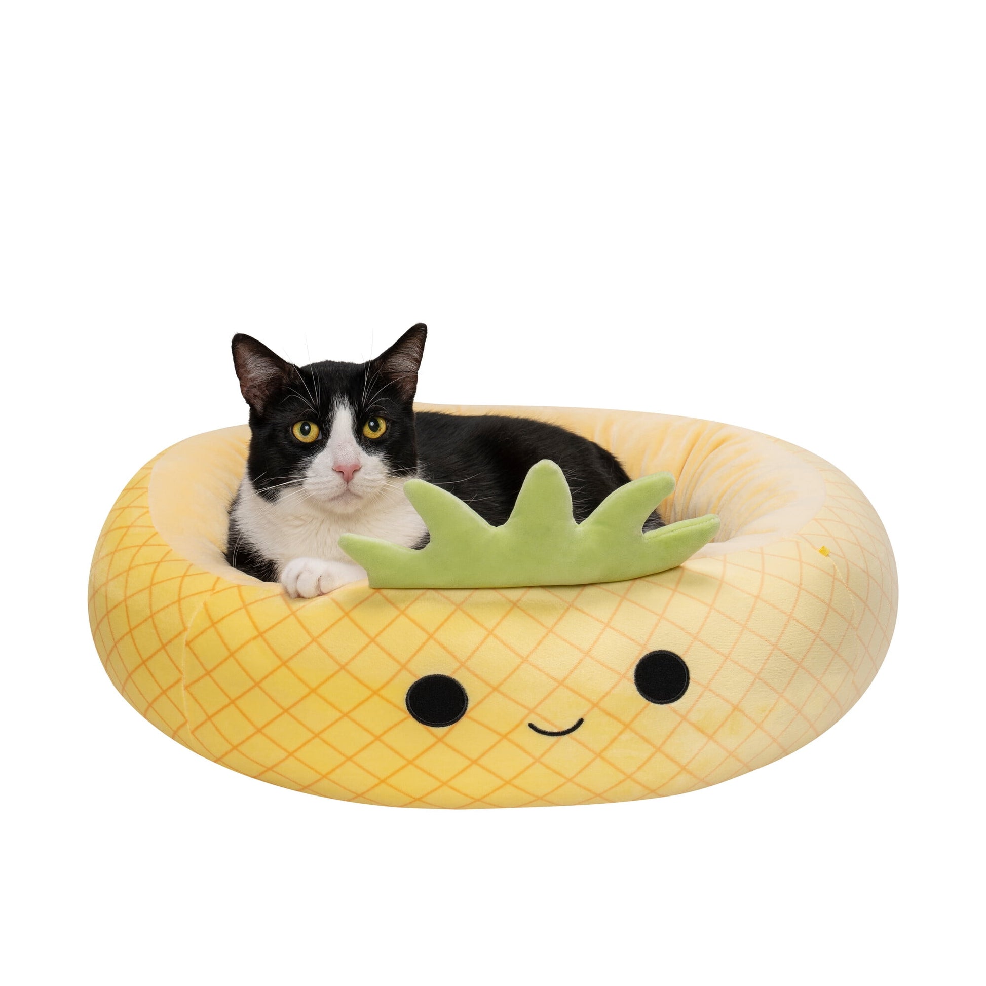 Squishmallows 20 inch Pineapple Pet Bed - Small Ultrasoft Official Squishmallows Plush Pet Bed