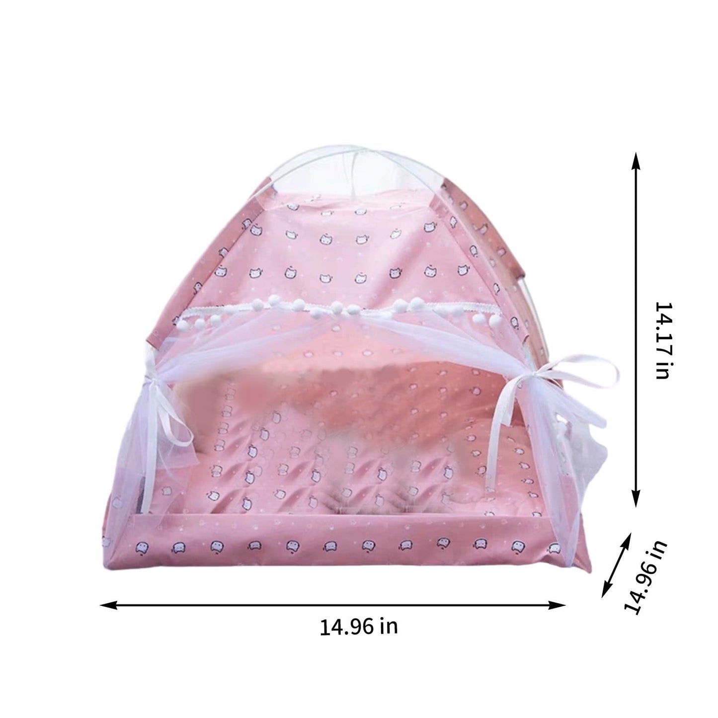 Ozmmyan Cats Dogs Bed For Indoor Cats Dogs Bed, Cats Dogs Cave Bed, Warm Enclosed Covered Cats Tent,Outdoor Cave Bed House For Cats,Puppy Or Small Pet With Ventilation Clearance