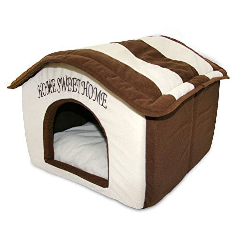Best Pet Supplies Portable Indoor Pet House – Perfect for Cats & Small Dogs, Easy To Assemble – Silver