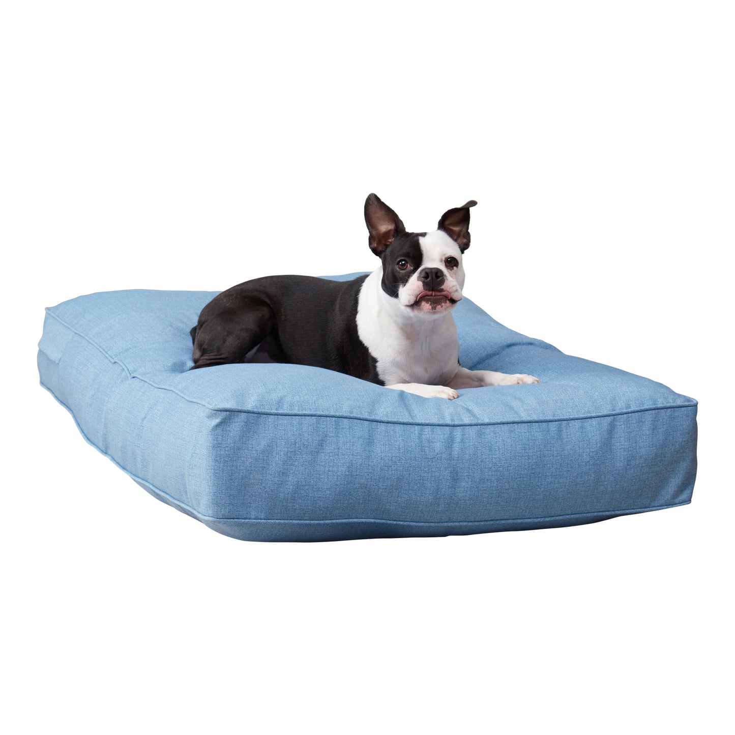 Happy Hounds Casey Indoor/Outdoor Pillow Style Dog Bed, Navy, Large (48 x 36 in.)
