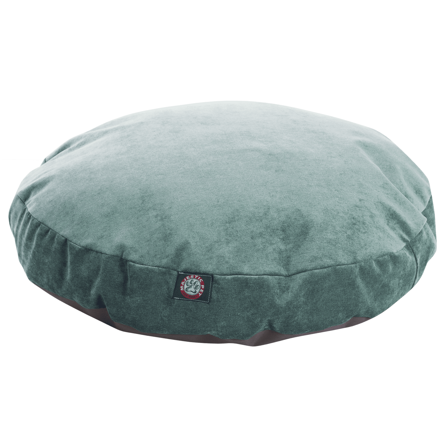 Majestic Pet | Villa Velvet Round Pet Bed For Dogs, Removable Cover, Fern, Small