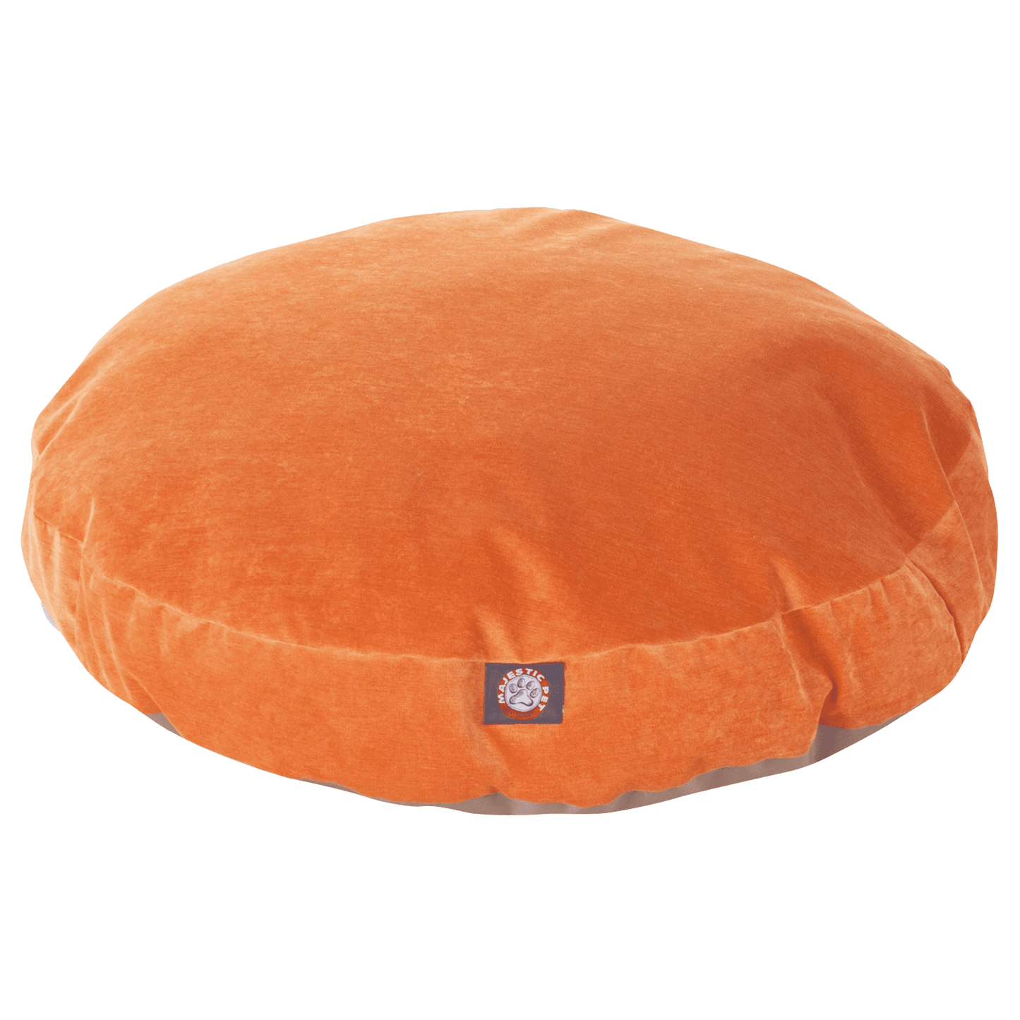 Majestic Pet | Villa Velvet Round Pet Bed For Dogs, Removable Cover, Fern, Small