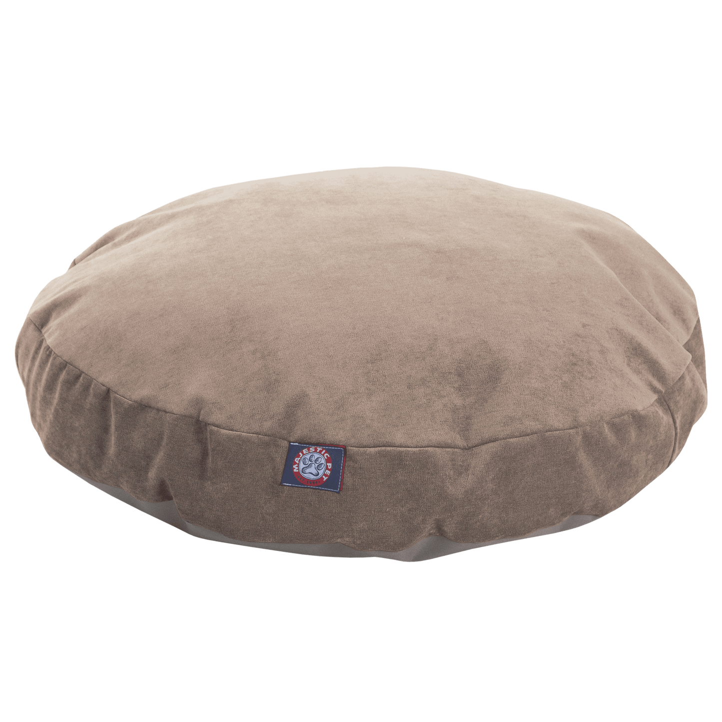 Majestic Pet | Villa Velvet Round Pet Bed For Dogs, Removable Cover, Fern, Small