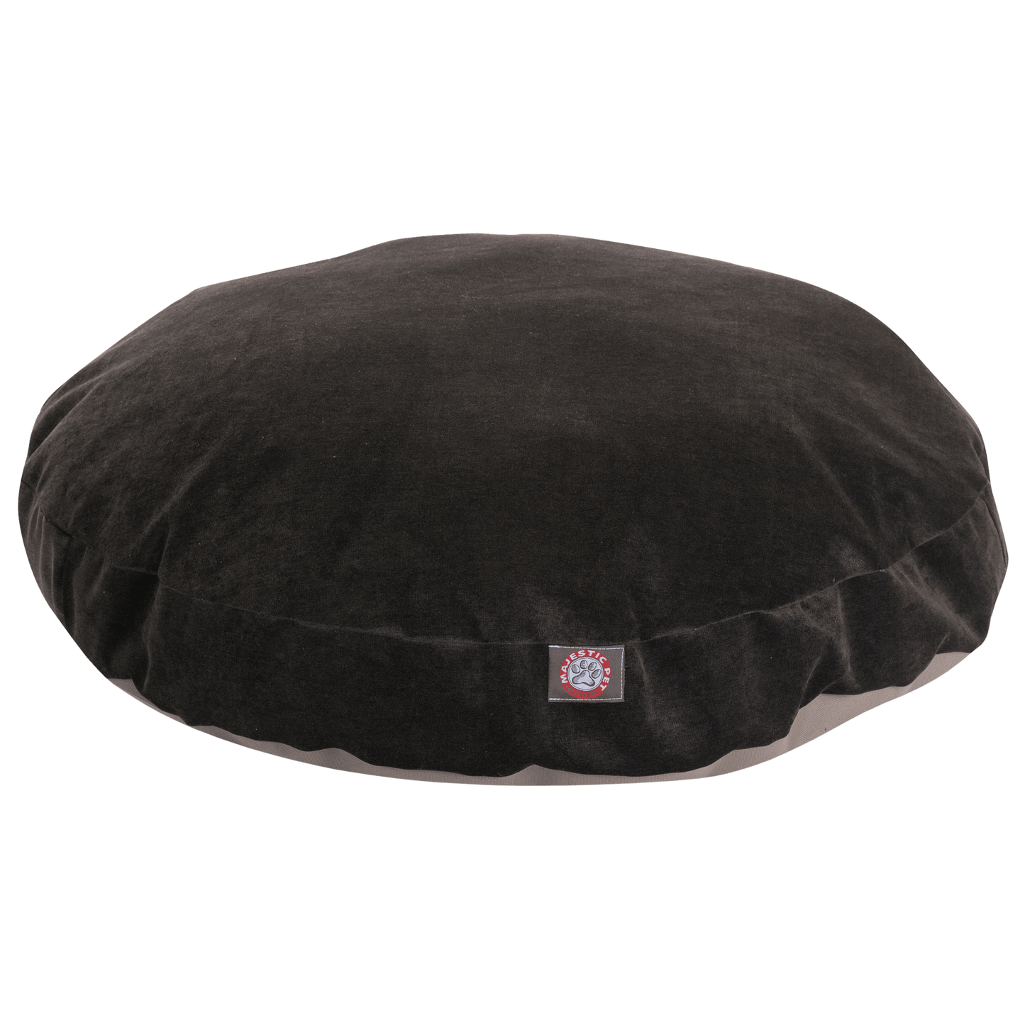 Majestic Pet | Villa Velvet Round Pet Bed For Dogs, Removable Cover, Fern, Small