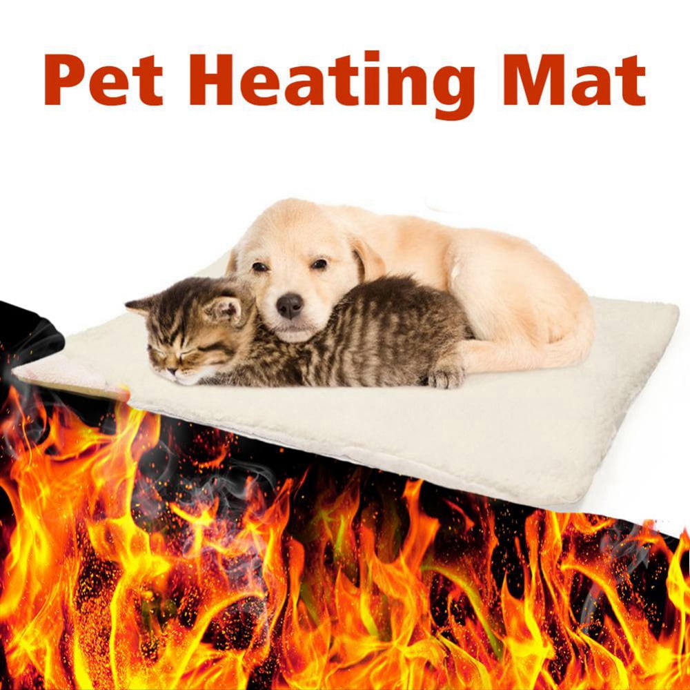 Self Heating Cat Dog Pad Self Warming Cat Dog Bed 24" x 18" Pet Mat for Outdoor and Indoor Pets
