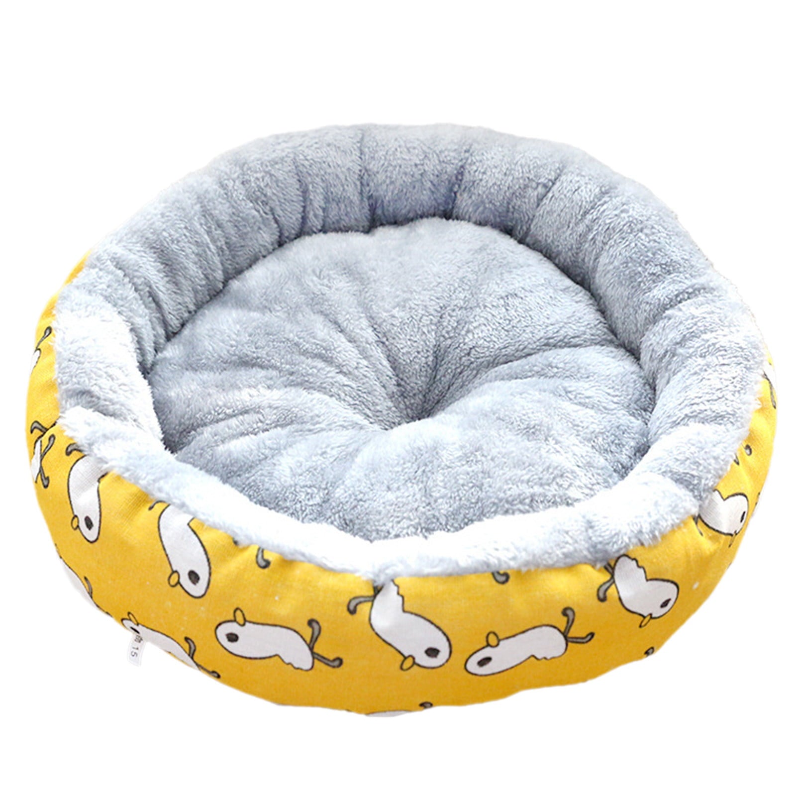 Staron Cat Houses for Indoor Cats (Yellow), Cat Beds for Indoor Cats Pet Small Dog Medium Kennel Carrier Round Comfortable And Soft
