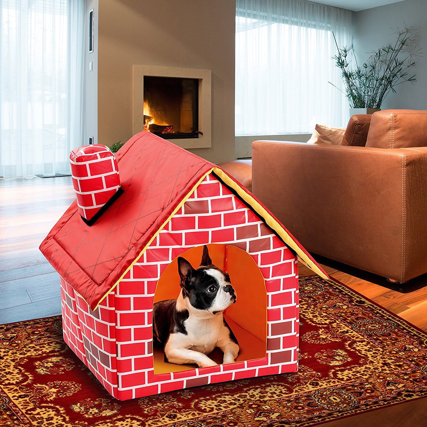 Up to 50% off Shldybc Foldable Dog House Small House Pet Bed Tent Kennel Indoor Portable Trave, Summer Savings Clearance