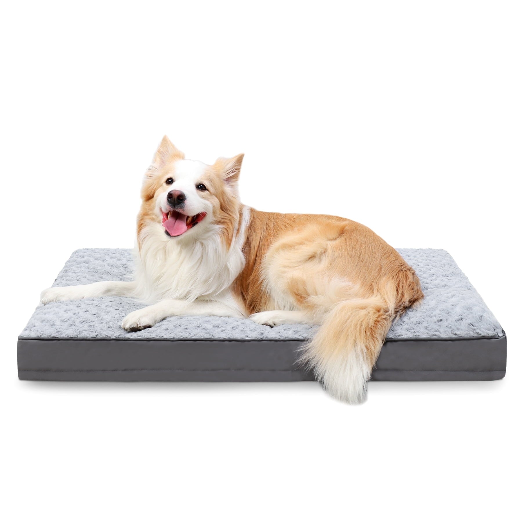 Waterproof Dog Beds for Crates 36" Washable Removable Cover Dog Kennel Pad for Large Dogs