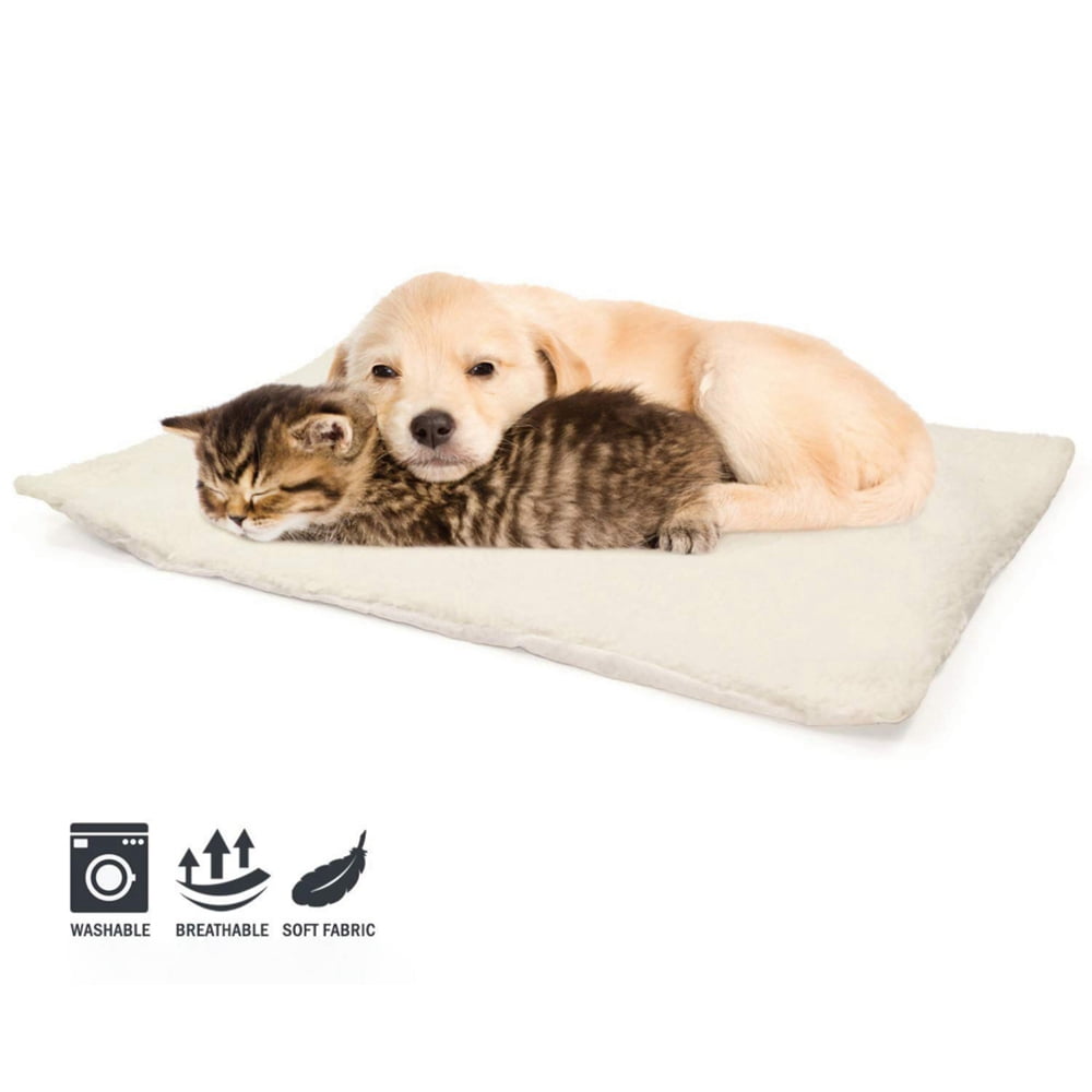 Self Heating Cat Dog Pad Self Warming Cat Dog Bed 24" x 18" Pet Mat for Outdoor and Indoor Pets