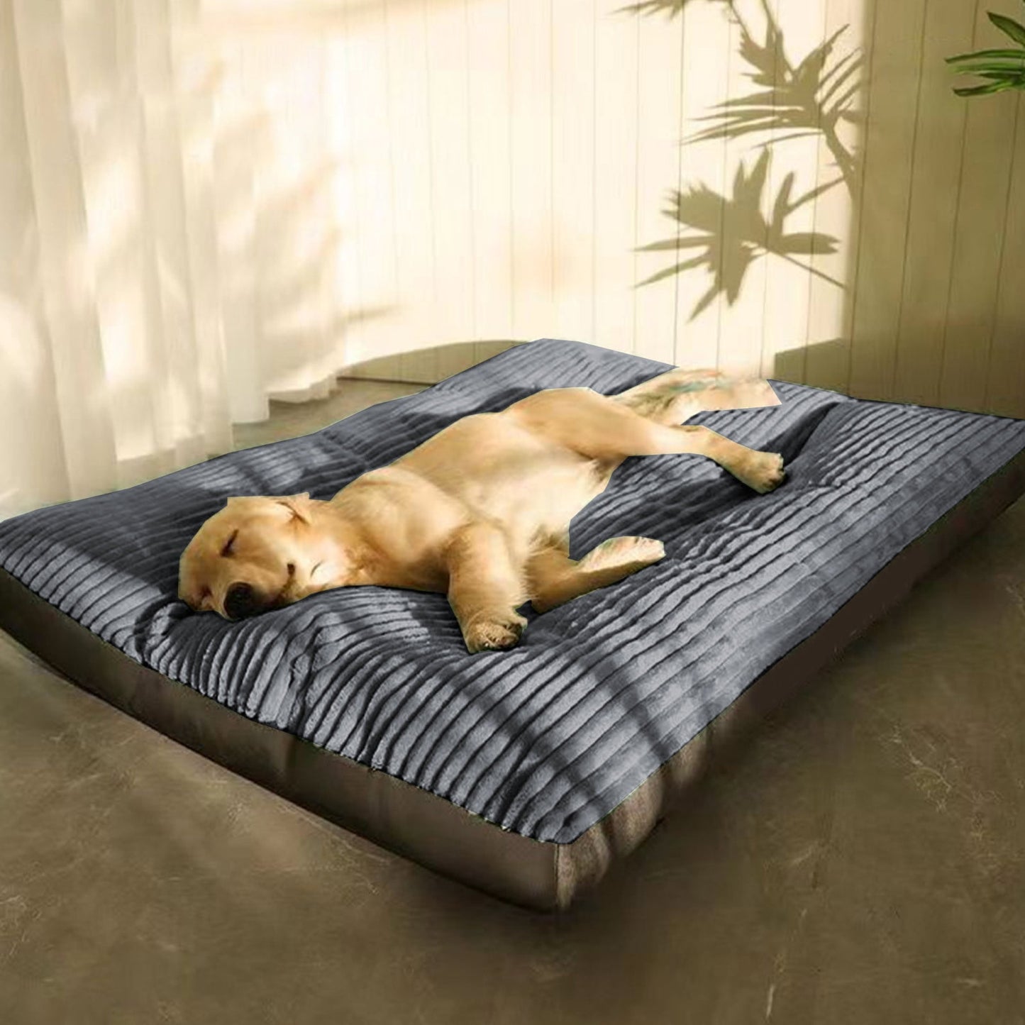 Clearance & Promo, Thickened Warm Dog Kennel, Removable Washable Corduroy Pet Bed for Medium and Large Dogs Discount Bonanza | Cloth, Green, Angeler