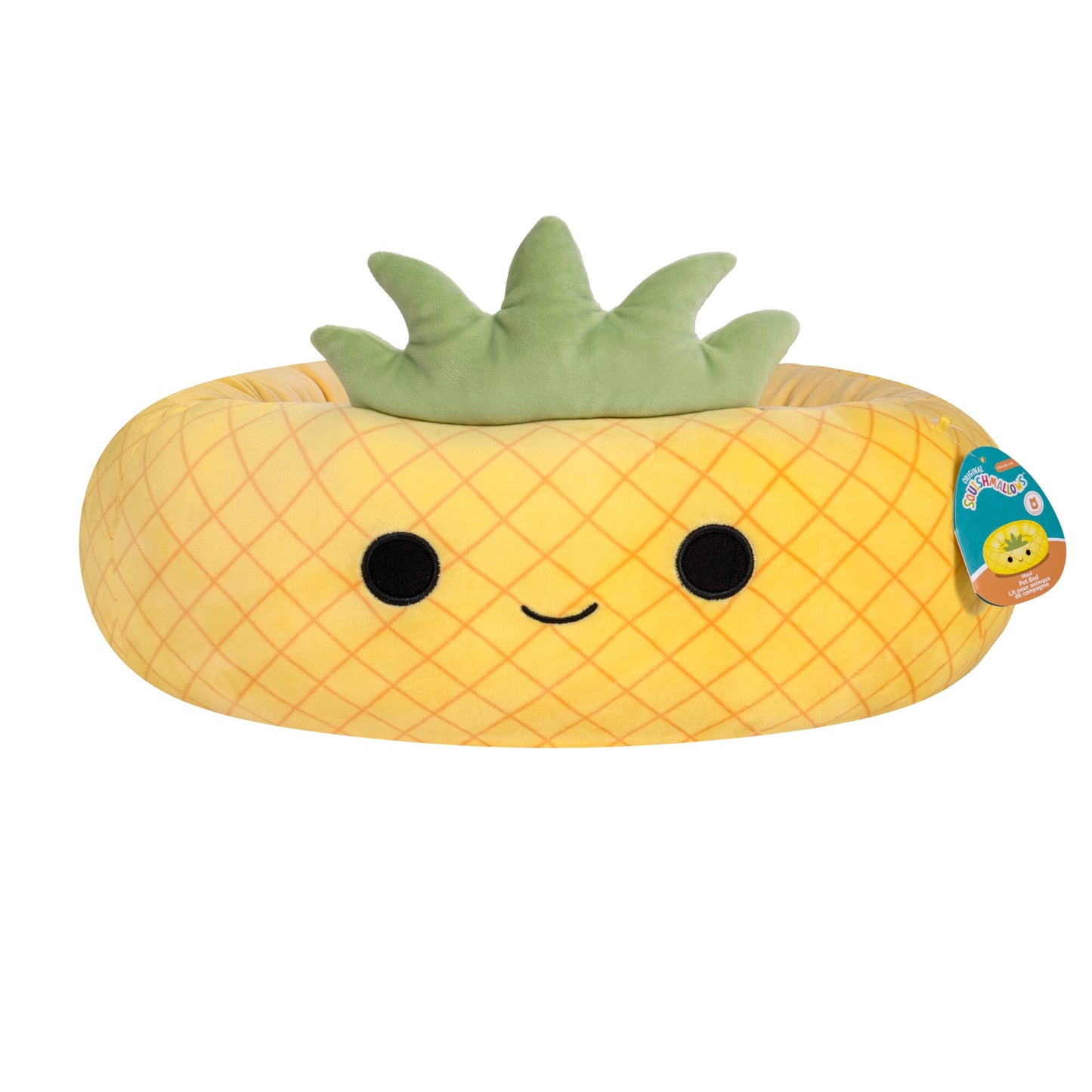 Squishmallows 20 inch Pineapple Pet Bed - Small Ultrasoft Official Squishmallows Plush Pet Bed