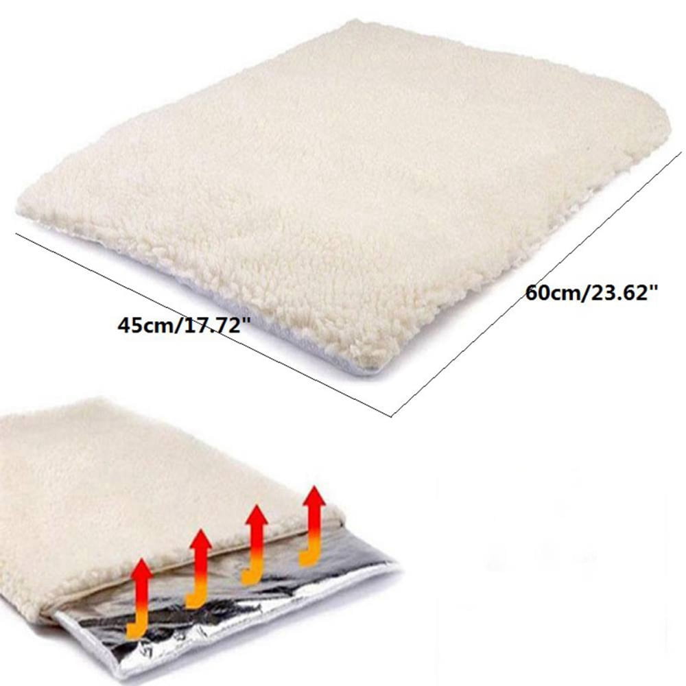 Self Heating Cat Dog Pad Self Warming Cat Dog Bed 24" x 18" Pet Mat for Outdoor and Indoor Pets