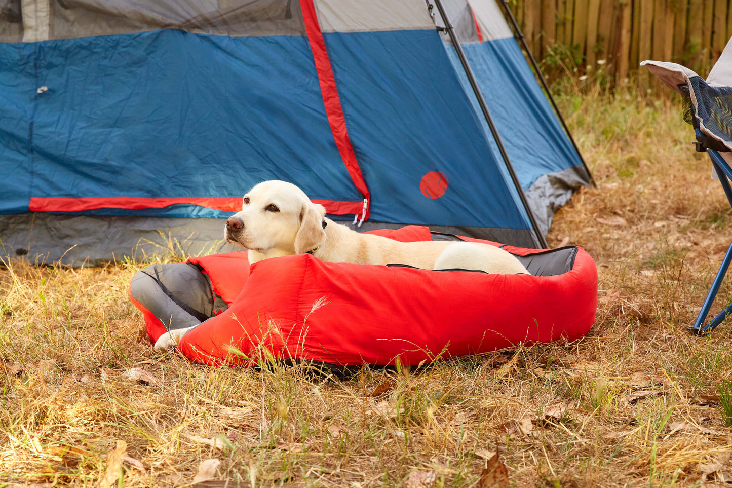 OmniCore Designs Pet Sleeping Bag (SM/Blue) with Zippered Cover for Travel, Camping, Backpacking, Hiking | Good for Small and Large Pets | Use as Pet Beds, Pet Mats or Pet Blanket