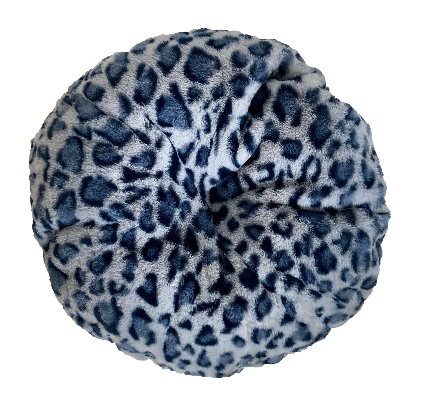 Precious Tails Luxury Leopard Print Crown-Shaped Bed for Small Dogs and Cats - Cozy, Stylish, and Plush Pet Bedding with Royal Design