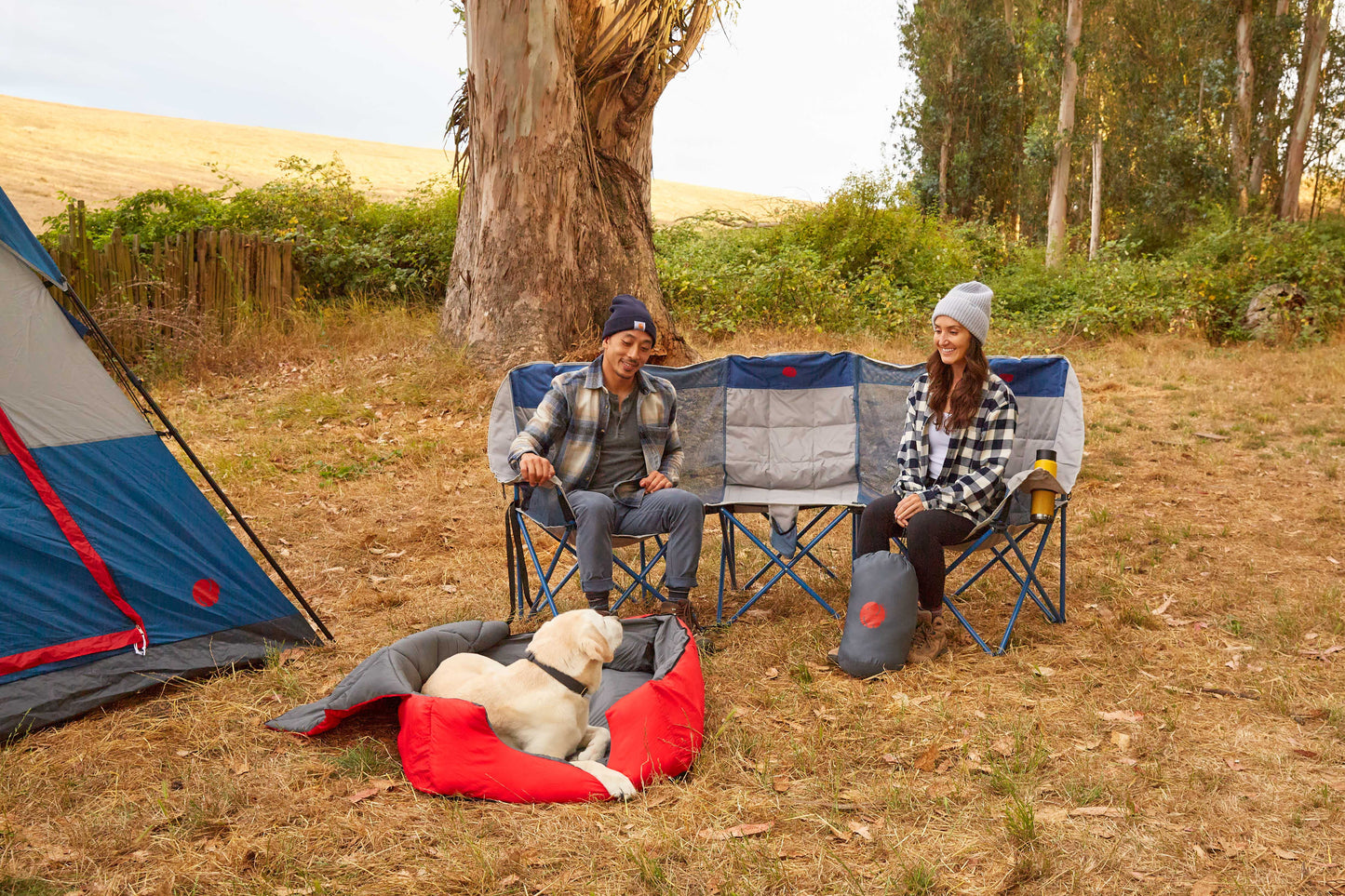 OmniCore Designs Pet Sleeping Bag (SM/Blue) with Zippered Cover for Travel, Camping, Backpacking, Hiking | Good for Small and Large Pets | Use as Pet Beds, Pet Mats or Pet Blanket