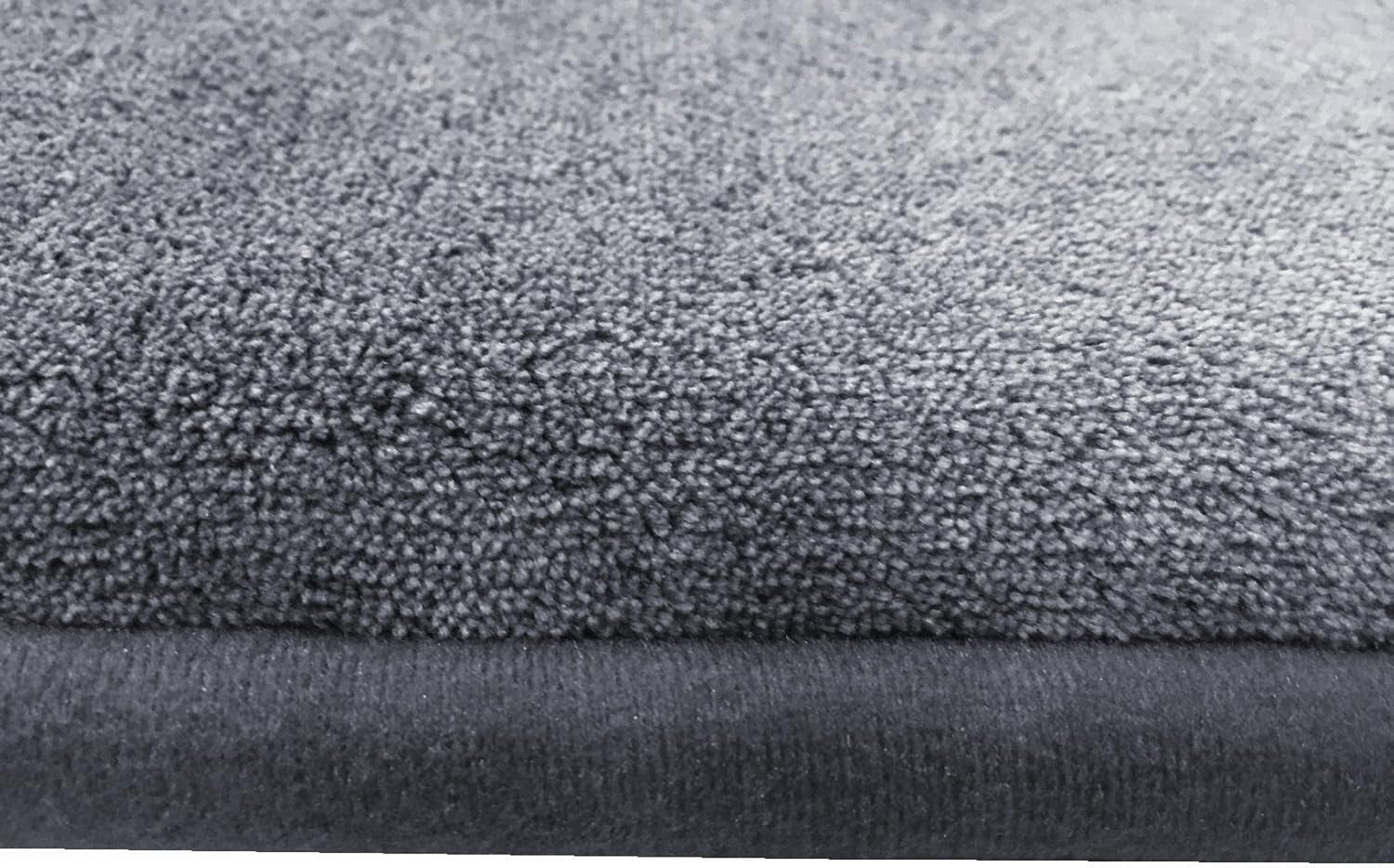 Dogbed4less Large Waterproof Memory Foam Pet Bed with Anti-Slip Bottom,  Gray