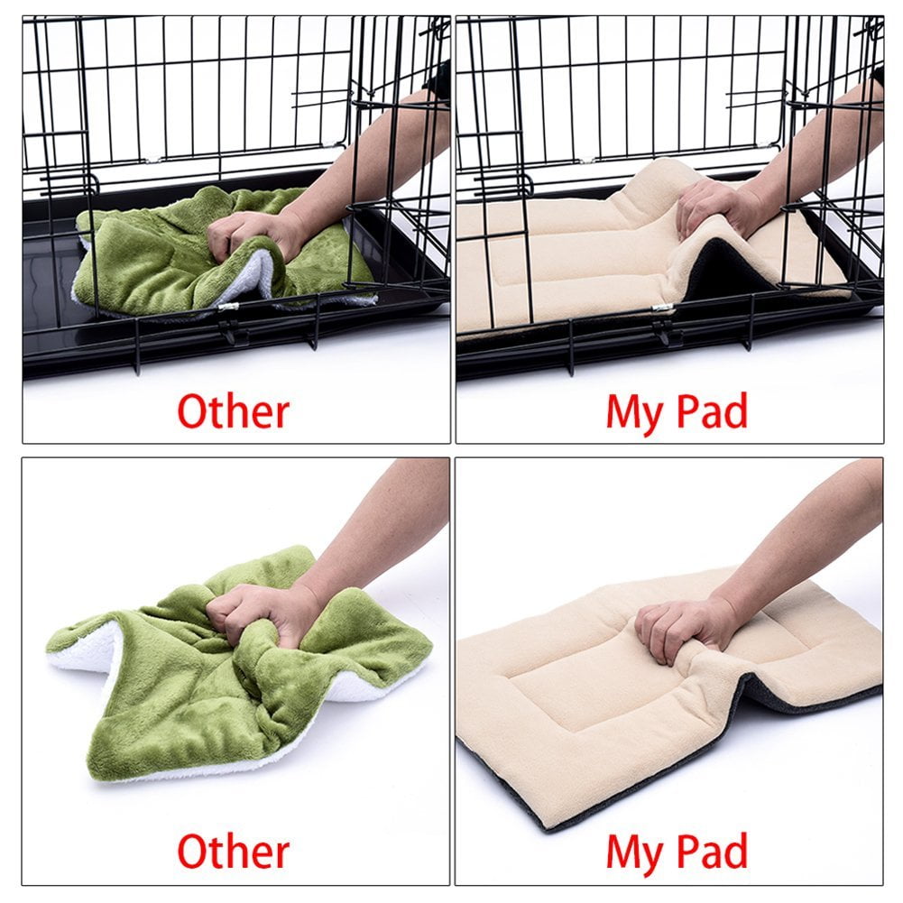 Dog Bed Crate Pad 24" x 18" - Machine Washable