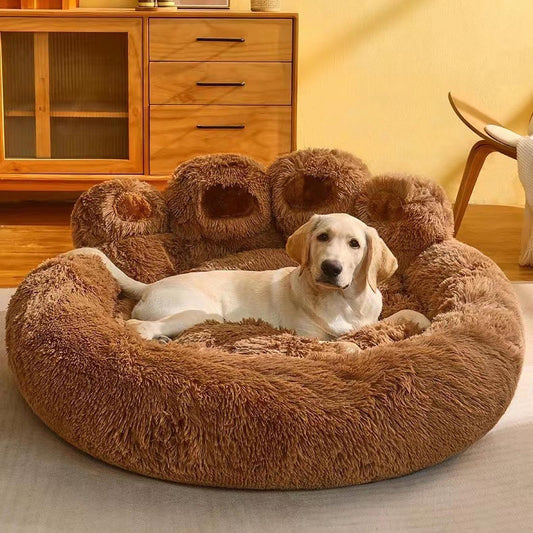 AZXY 23.62" Medium Dog Beds Clearance,Donut Dog Bed,Pet Beds for Large Dogs,Indestructible Washable Chew Proof Comfort Cat Bed Small Crate