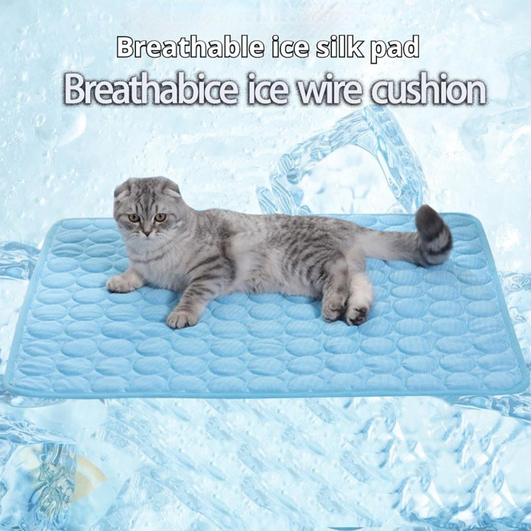 Large Size Dog Cooling Mat, Foldable Self Cooling Pad, no Water or Refrigeration Required, Washable Pet Cooling Pad for Dog, Cat, Rabbit and Guinea Pig Cages(30"Lx23.6"W)