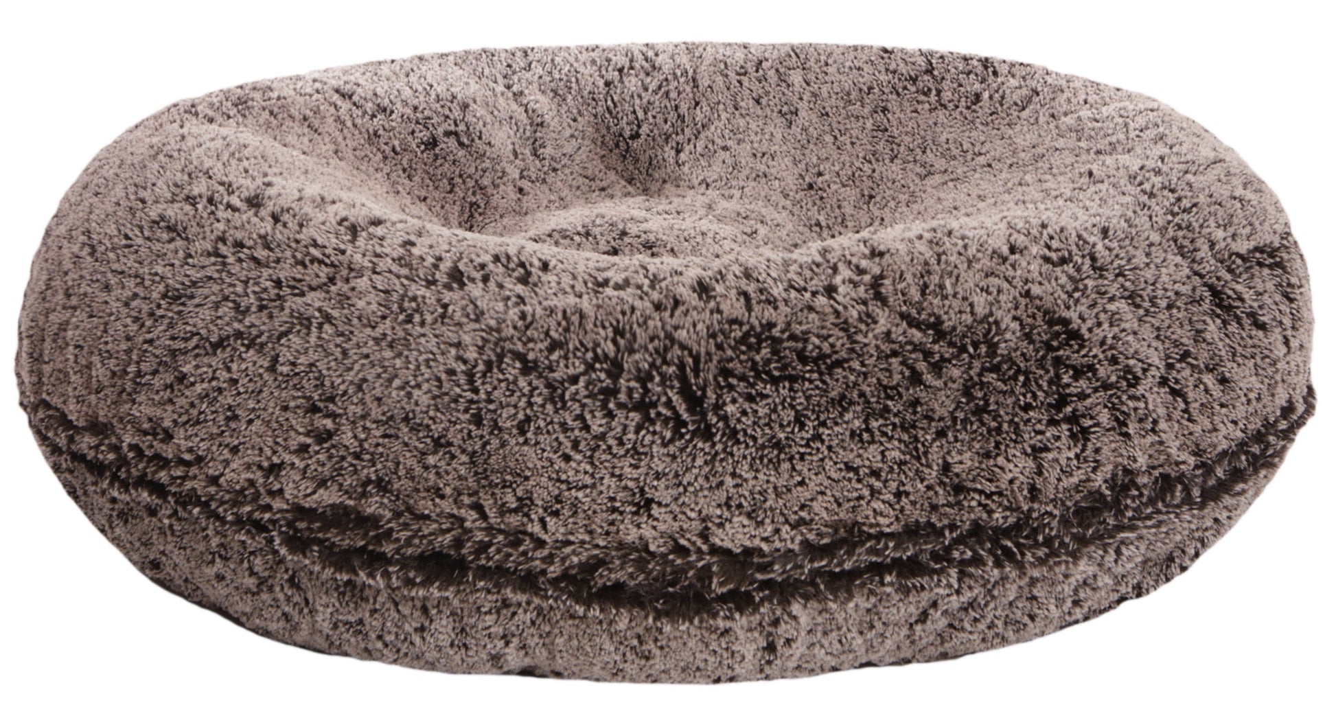 Signature Frosted Willow Luxury Shag Extra Plush Faux Fur Bagel Pet/ Dog Bed