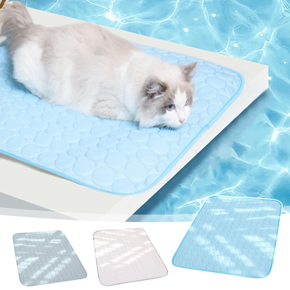 Large Size Dog Cooling Mat, Foldable Self Cooling Pad, no Water or Refrigeration Required, Washable Pet Cooling Pad for Dog, Cat, Rabbit and Guinea Pig Cages(30"Lx23.6"W)